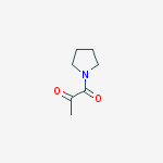 1-pyrrolidin-1-ylpropane-1,2-dione结构式