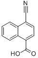 4-氰基-1-萘酸结构式