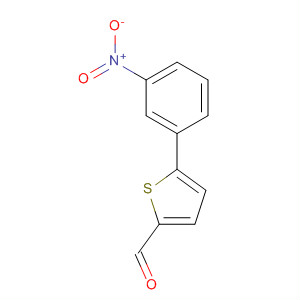 5-(3-硝基苯基)-2-噻吩甲醛结构式