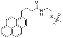 Methanesulfonothioic Acid S-[2-[[1-Oxo-4-(1-pyrenyl)butyl]aMino]ethyl] Ester结构式