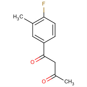 1,3-Butanedione, 1-(4-fluoro-3-methylphenyl)-结构式