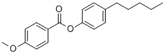 Structure of 4-AMYLPHENYL 4-METHOYXBENZOATE
