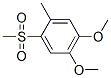 4,5-dimethoxy-2-methylphenyl methyl sulphone结构式