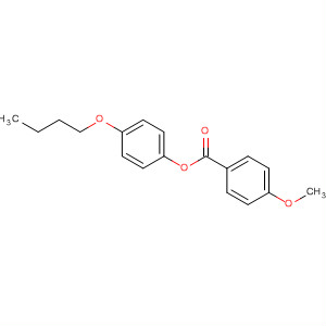 Structure of Benzoic acid, 4-methoxy-, 4-butoxyphenyl ester