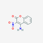 4-amino-3-nitro-2H-chromen-2-one结构式