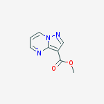 Methyl Pyrazolo[1,5-a]pyrimidine-3-carboxylate结构式
