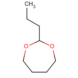 Structure of 1,3-Dioxepane, 2-propyl-