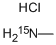 Structure of METHYLAMINE-15N HYDROCHLORIDE