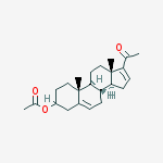 [(8r,9s,10r,13s,14s)-17-acetyl-10,13-dimethyl-2,3,4,7,8,9,11,12,14,15-decahydro-1h-cyclopenta[a]phenanthren-3-yl] Acetate结构式