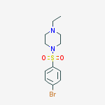 Structure of 1-((4-Bromophenyl)sulfonyl)-4-ethylpiperazine