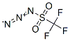 Structure of Methanesulfonyl azide, trifluoro-