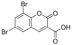Structure of 6,8-DIBROMOCOUMARIN-3-CARBOXYLIC ACID