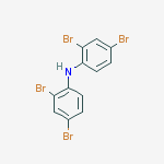 2,4-dibromo-N-(2,4-dibromophenyl)aniline结构式