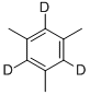 Structure of 1,3,5-TRIMETHYLBENZENE-2,4,6-D3