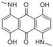 1,5-二羟基-4,8-(甲基氨基)-9,10-蒽二酮结构式