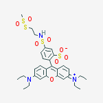 Structure of Sulfo Rhodamine Methanethiosulfonate, 98%