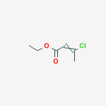 ETHYL 3-CHLOROBUT-2-ENOATE结构式