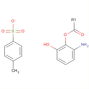 Structure of Phenol, 3-amino-, 4-methylbenzenesulfonate (ester)