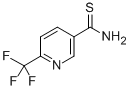 6-(Trifluoromethyl)pyridine-3-carbothioamide, 6-(Trifluoromethyl)pyridine-3-thiocarboxamide结构式
