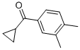 Structure of Cyclopropyl-(3,4-dimethylphenyl)methanone