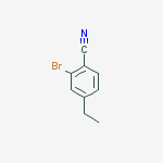 Structure of 2-bromo-4-ethylbenzonitrile