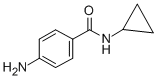 4-AMINO-N-CYCLOPROPYLBENZAMIDE结构式