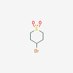 Structure of 4-BroMotetrahydro-2H-thiopyran 1,1-dioxide
