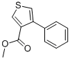 Chemical structure of METHYL 4-PHENYLTHIOPHENE-3-CARBOXYLATE