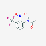 Structure of N-[2-nitro-3-(trifluoromethyl)phenyl]acetamide