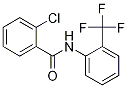 Structure of 2-chloro-N-[2-(trifluoromethyl)phenyl]benzamide