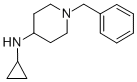 1-苄基-N-环丙基哌啶-4-胺结构式