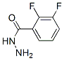 Structure of Benzoic acid,2,3-difluoro-, hydrazide