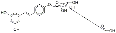 Structure of 4-[(1E)-2-(3,5-Dihydroxyphenyl)ethenyl]phenyl b-D-Glucopyranosiduronic Acid