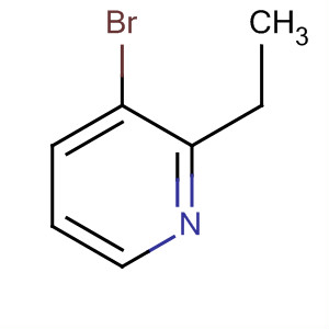 Structure of Pyridine, 3-bromo-2-ethyl-