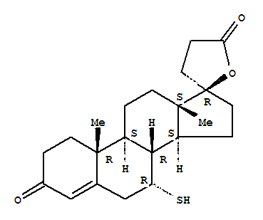 Structure of 7 alpha-thiospironolactone