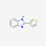 Structure of 1H-BENZO[D]IMIDAZOLE,2-(3-THIENYL)-