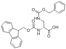 Structure of FMOC-D-DAP(Z)-OH