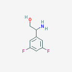 Structure of 2-amino-2-(3,5-difluorophenyl)ethan-1-ol