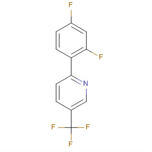 2-(2,4-二氟苯基)-5-(三氟甲基)吡啶结构式