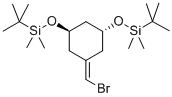 Structure of (1R,3R)-5-(BROMOMETHYLENE)-1,3-BIS(TERT-BUTYLDIMETHYLSILYLOXY)CYCLOHEXANE