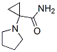 Structure of Cyclopropanecarboxamide,1-(1-pyrrolidinyl)-