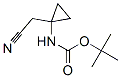 Structure of CARBAMIC ACID [1-(CYANOMETHYL)CYCLOPROPYL]-,TERT-BUTYL ESTER
