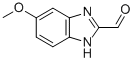 Structure of 1H-BENZIMIDAZOLE-2-CARBOXALDEHYDE, 5-METHOXY-