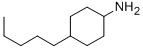 Chemical structure of CYCLOHEXANAMINE, 4-PENTYL-