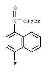 Structure of 2-bromo-1-(4-fluoronaphthalen-1-yl)ethanone