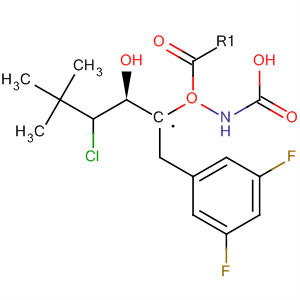 Carbamic acid,[(1S,2S)-3-chloro-1-[(3,5-difluorophenyl)methyl]-2-hydroxypropyl]-,1,1-dimethylethyl ester结构式