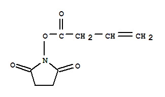 Structure of 3-Butenoic acid,2,5-dioxo-1-pyrrolidinyl ester
