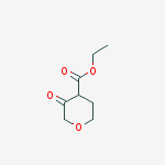 Structure of Tetrahydro-3-oxo-2H-pyran-4-carboxylic acid ethyl ester