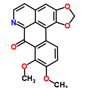 8H-Benzo(g)-1,3-benzodioxolo(6,5,4-de)quinolin-8-one, 9,10-dimethoxy-结构式