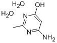 Structure of 4-AMINO-6-HYDROXY-2-METHYLPYRIMIDINE DIHYDRATE